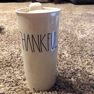 Rae Dunn Thankful Travel Mug